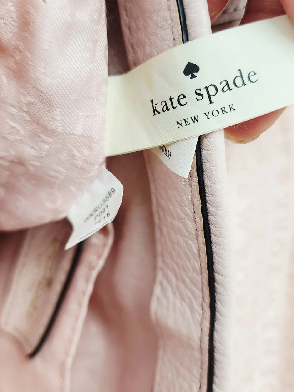 Kate Spade Naomi Quilted Leather Crossbody Bag in Blush Pink